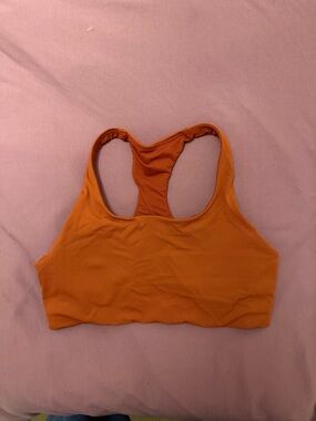 lululemon athletica Rust Orange Racerback Sports Bra